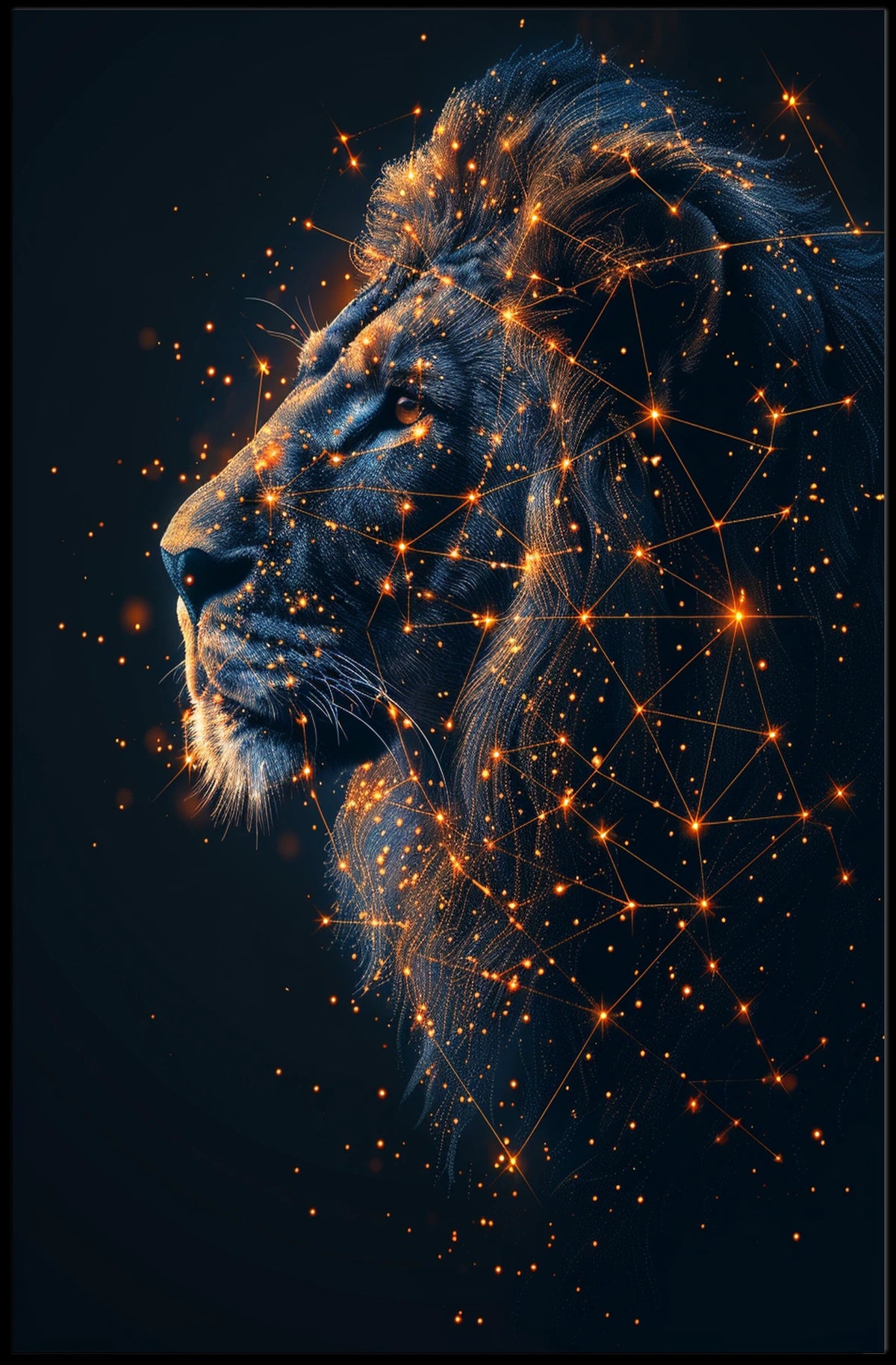 Celestial Lion Poster