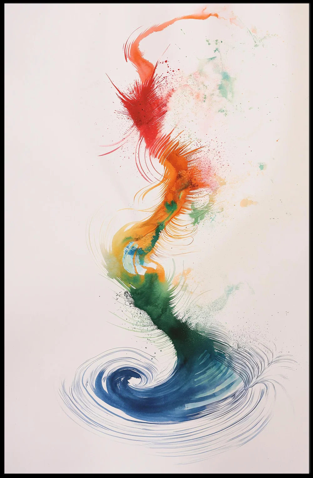 Vintage Retro Cars Mid-20th Century Poster