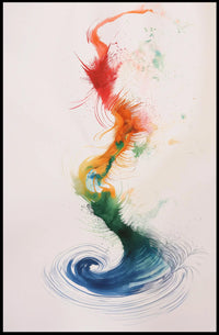 Vintage Retro Cars Mid-20th Century Poster