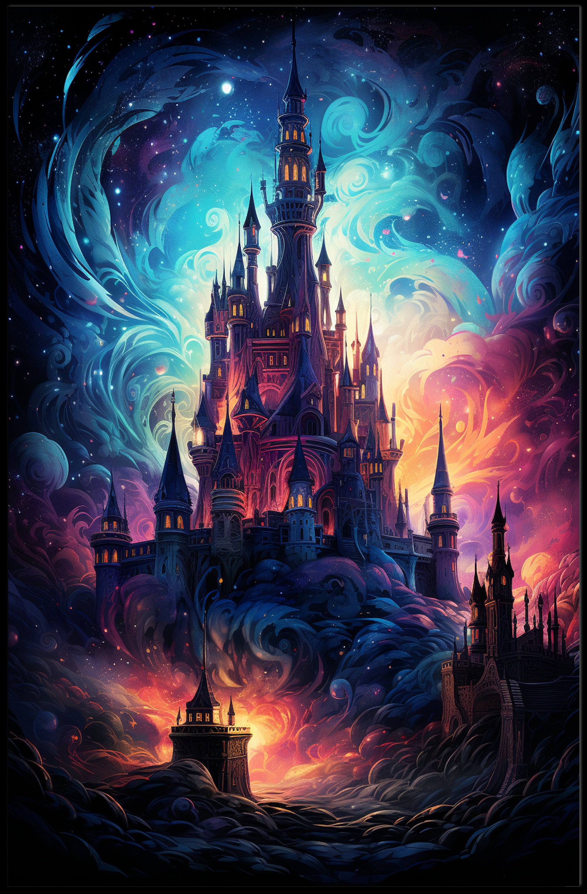 Enchanted Castle In The Cosmos Poster