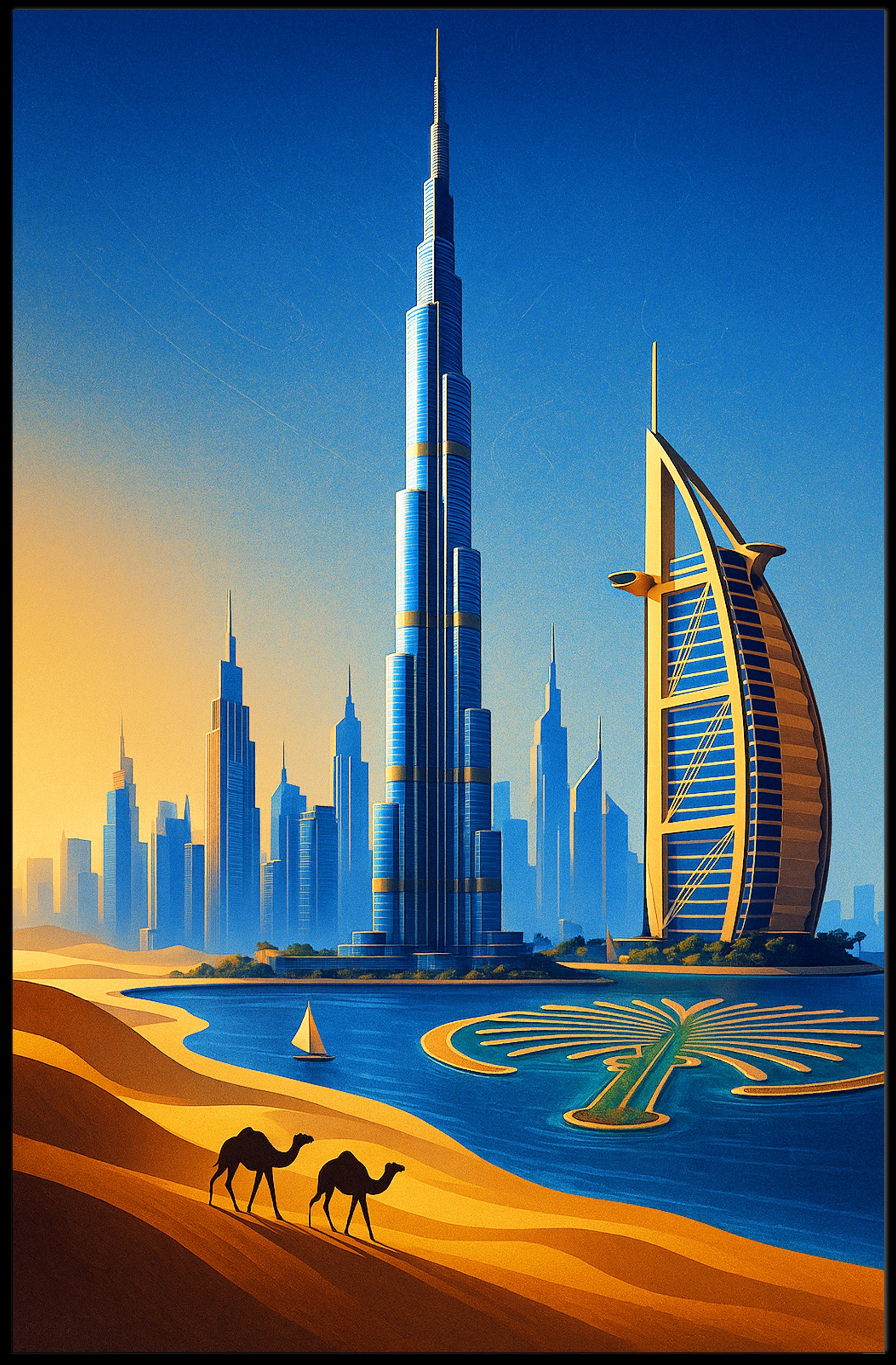 Modern Marvels of Dubai Poster