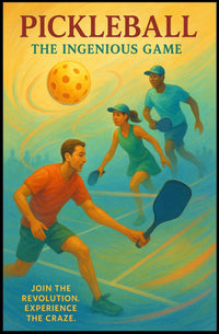 Pickleball The Ingenious Game Poster