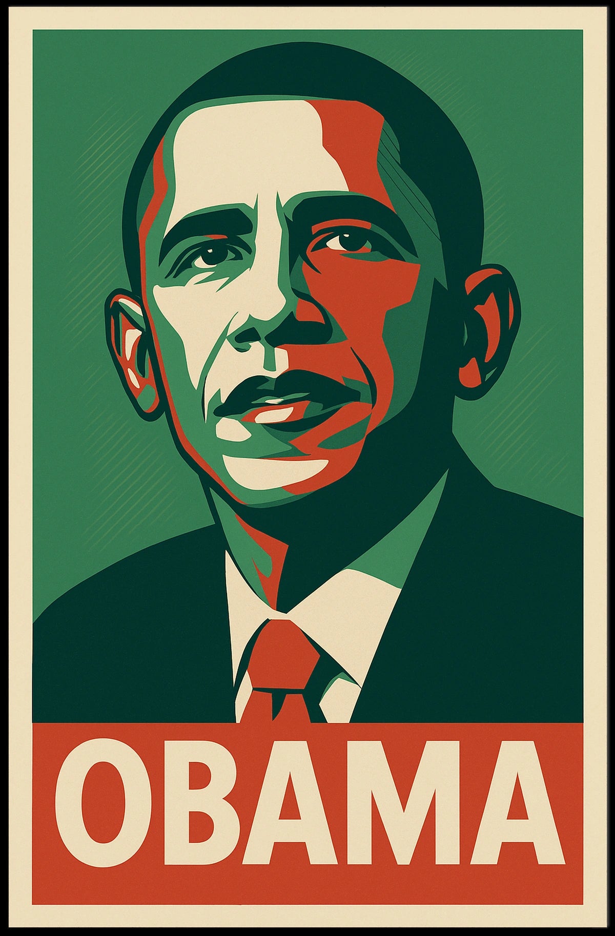 Obama Inspiring Pop Art Poster
