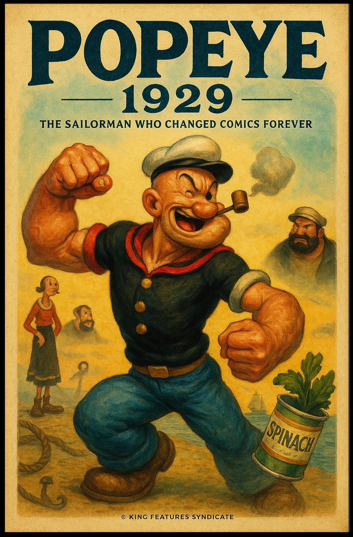 Popeye 1929 Art Poster POP-117