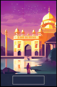 Tranquil Evening at the Palace Poster