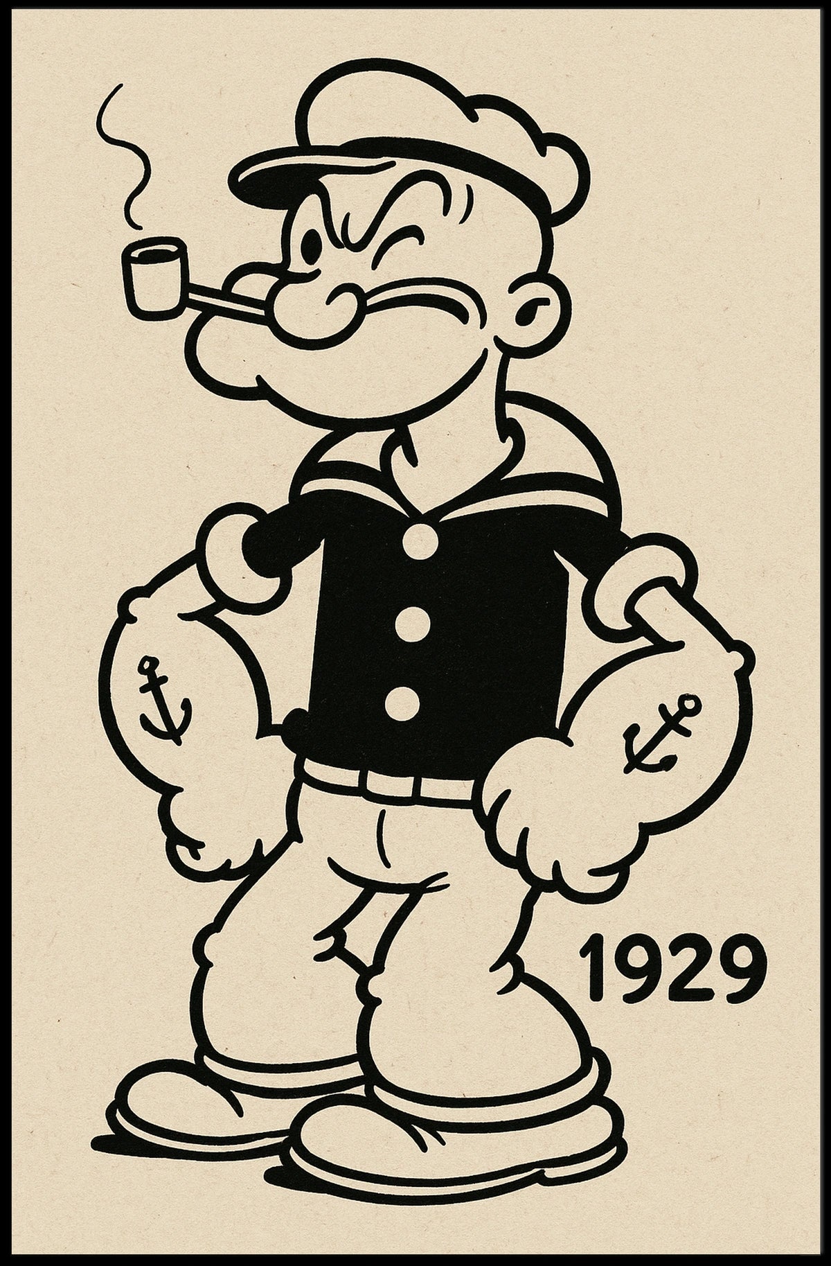 Popeye the Sailor 1929 Poster
