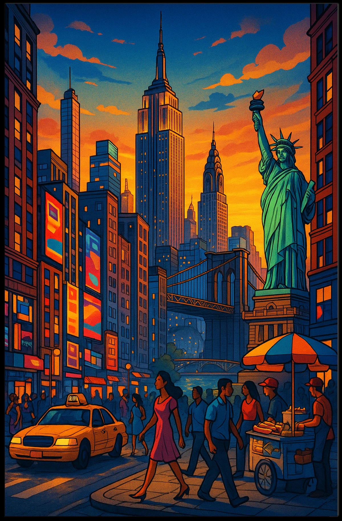 New York City Vibes Poster