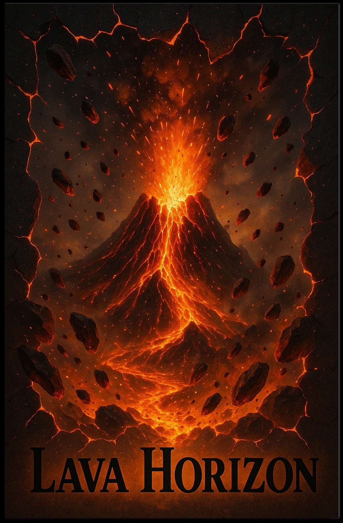 Lava Horizon Poster