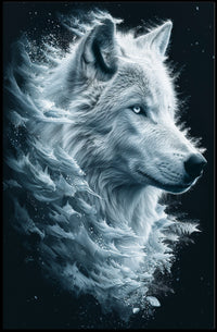 Majestic Wolf In Motion Poster