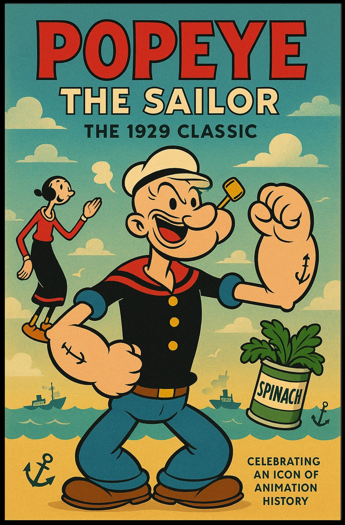 Popeye 1929 Art Poster POP-65