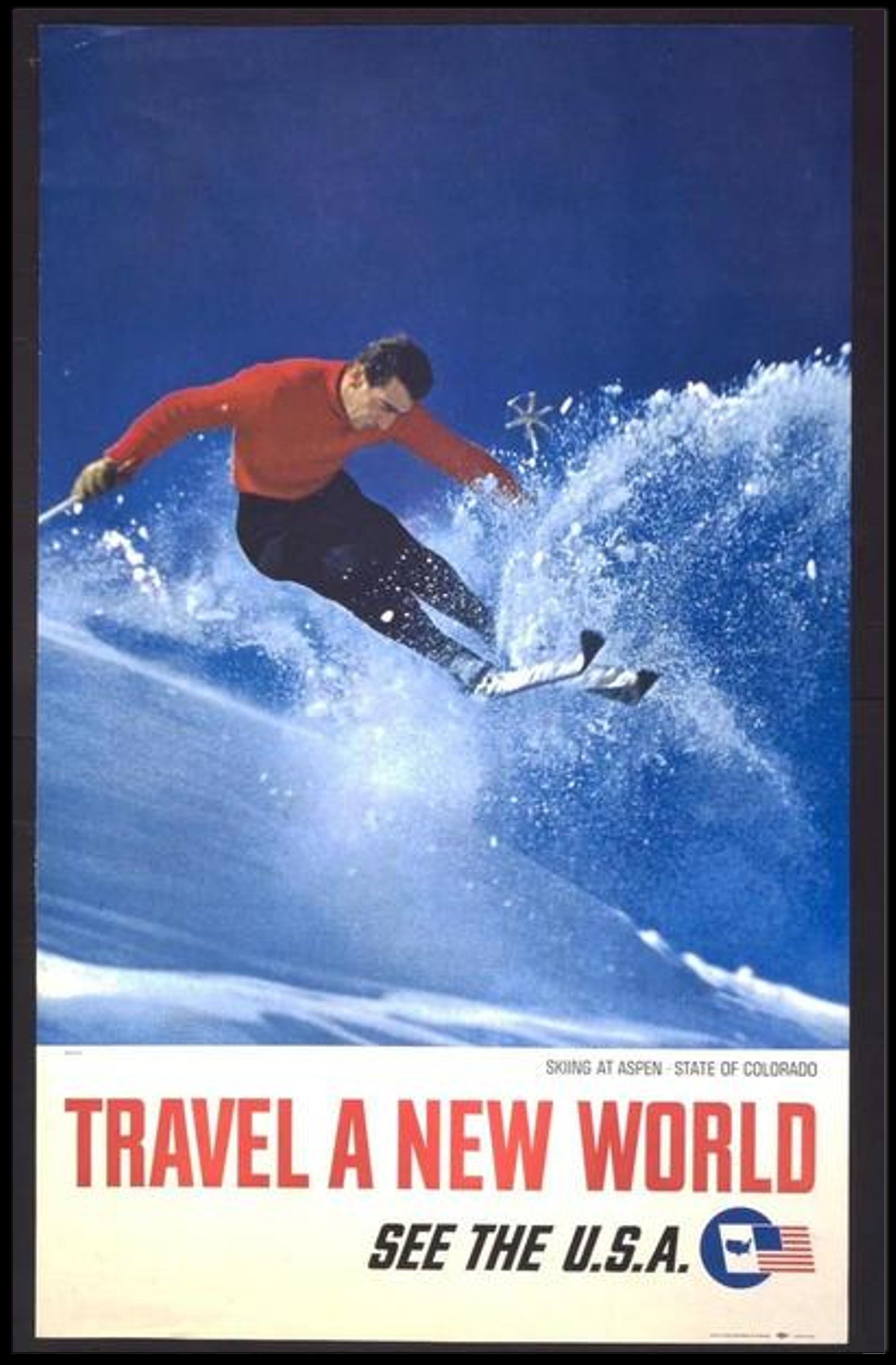 Adventure Awaits in Aspen Poster PosterGoat