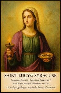 Saint Lucy of Syracuse Poster PosterGoat