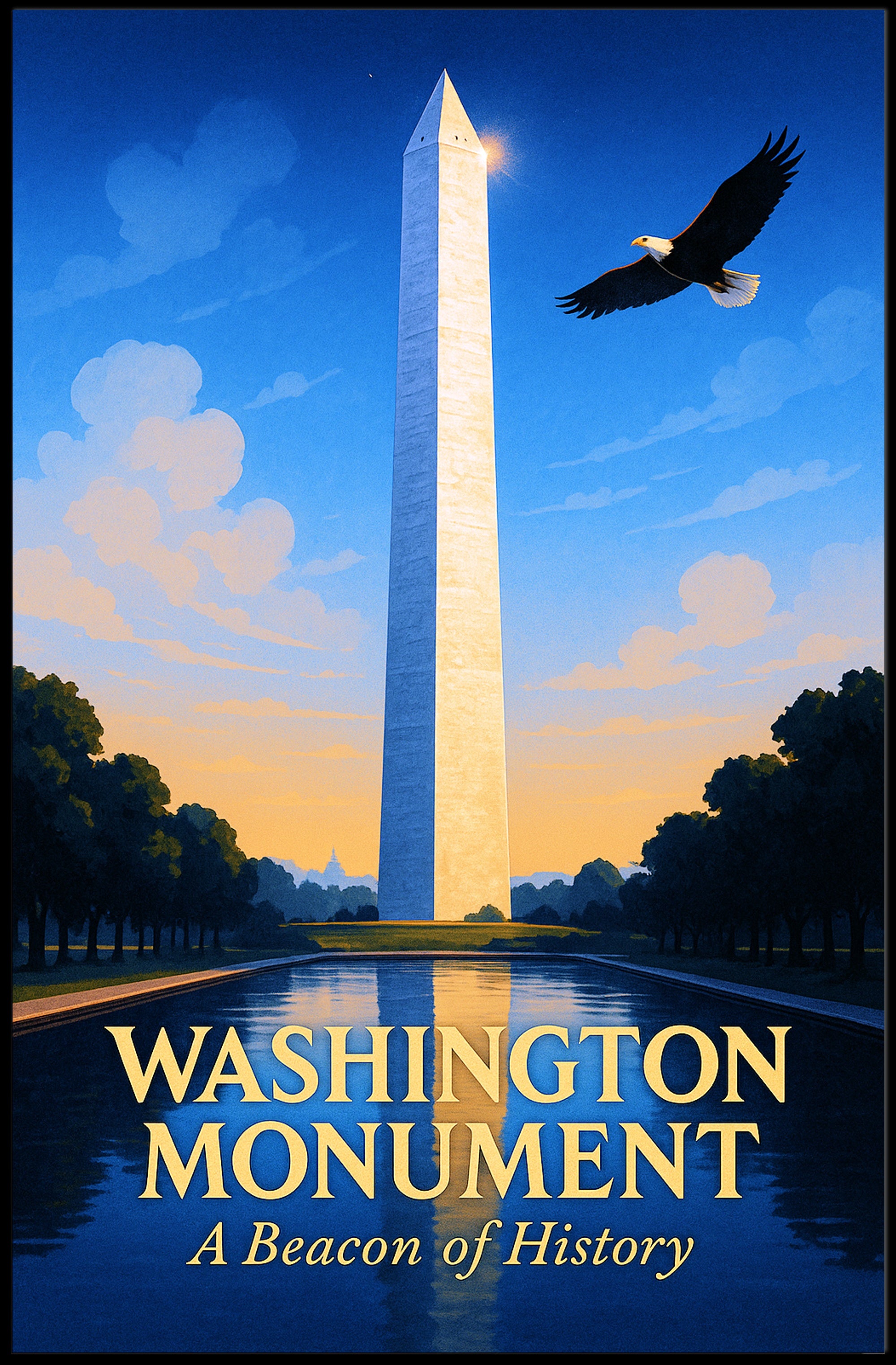 Washington Monument A Beacon of History Poster