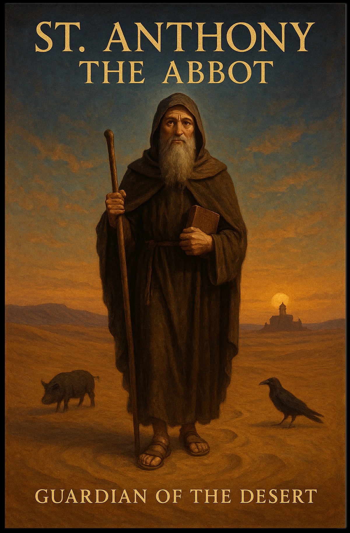 St. Anthony The Abbot Guardian Of The Poster