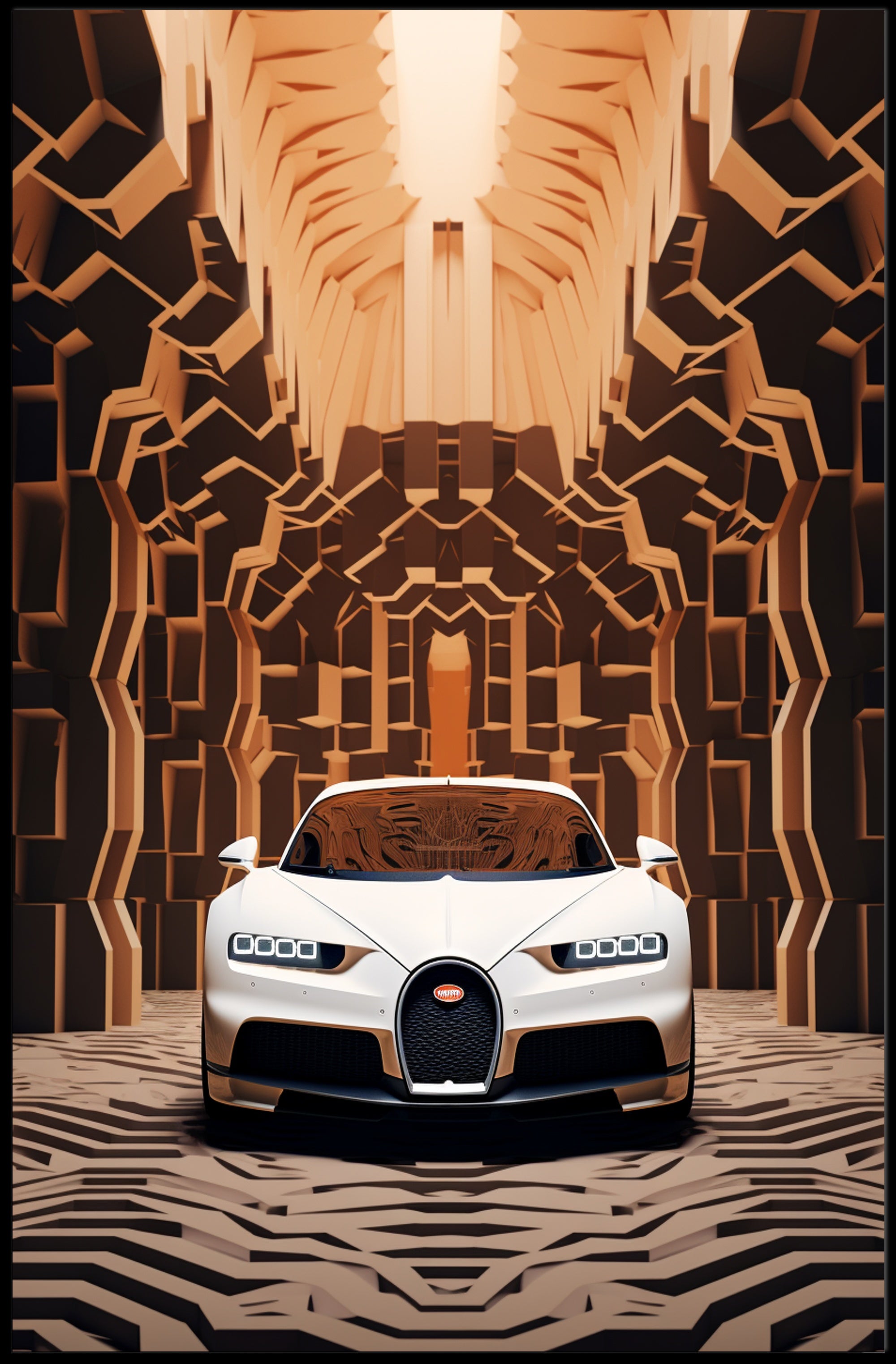 Futuristic Elegance Poster