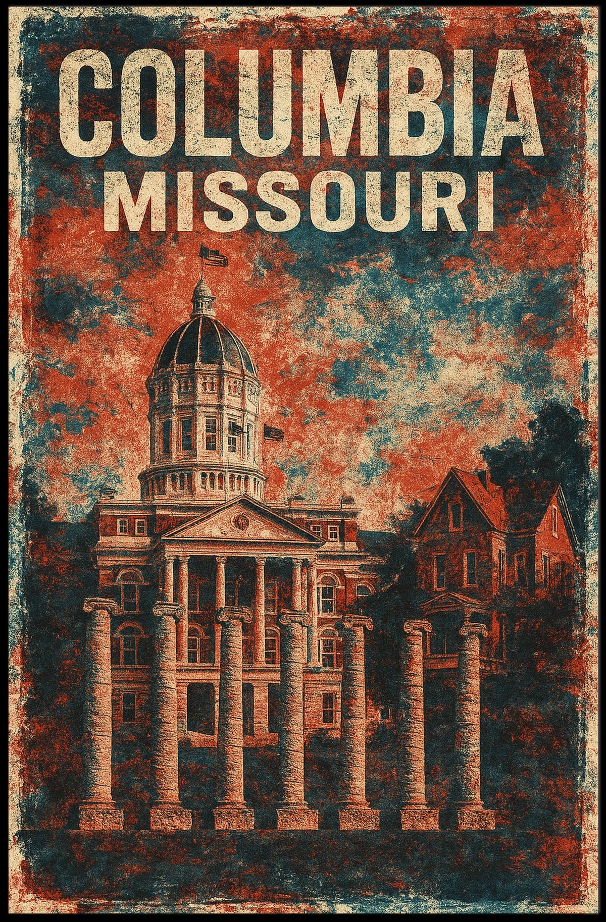 Columbia, Missouri Poster