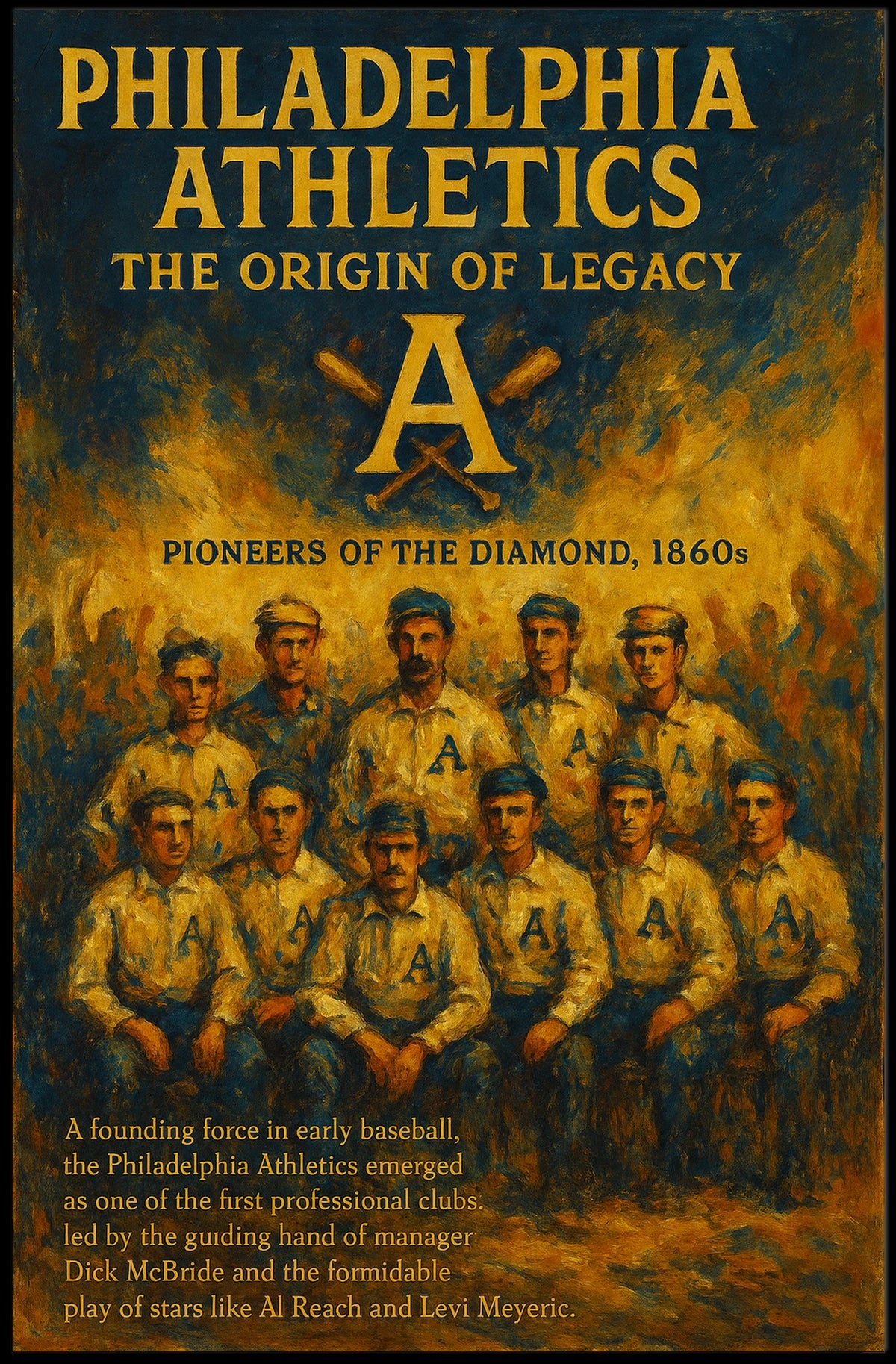 Philadelphia Athletics Pioneers Of The Poster