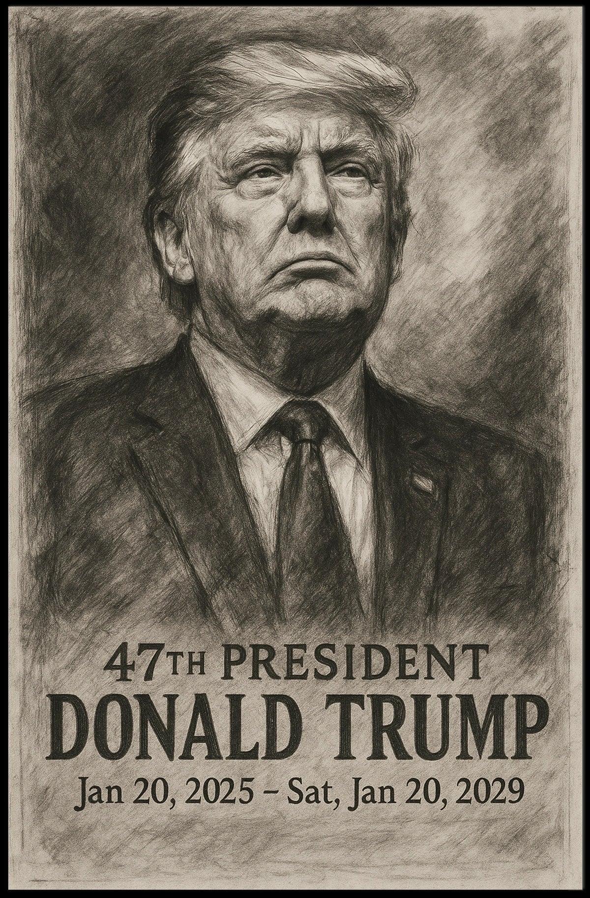 Donald Trump The Pillar of Strength Poster