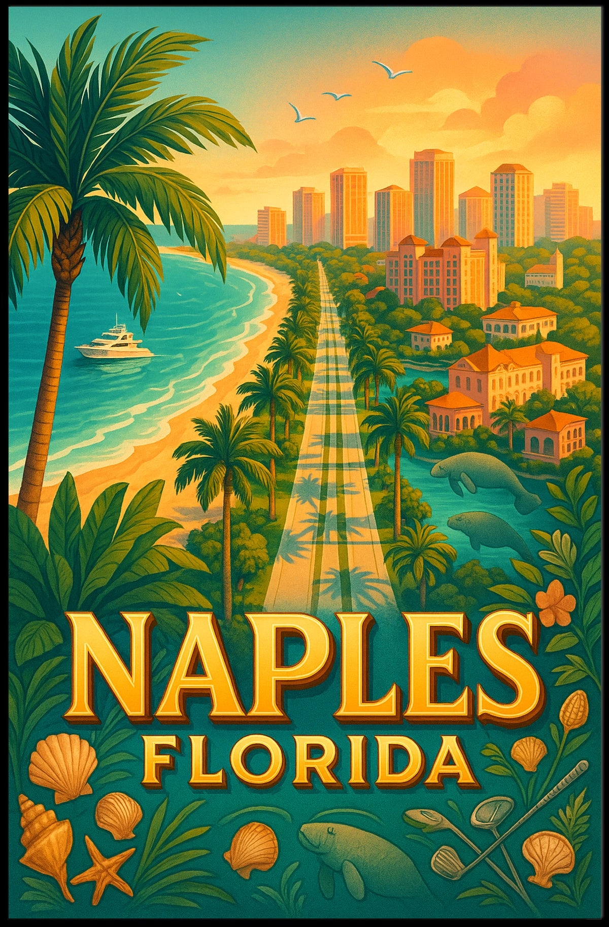 Naples, Florida Poster