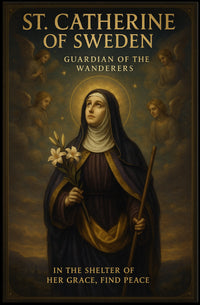 St. Catherine of Sweden Guardian of the Wanderers Poster