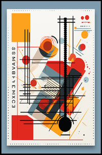 Abstract Geometric Design Abstract Poster