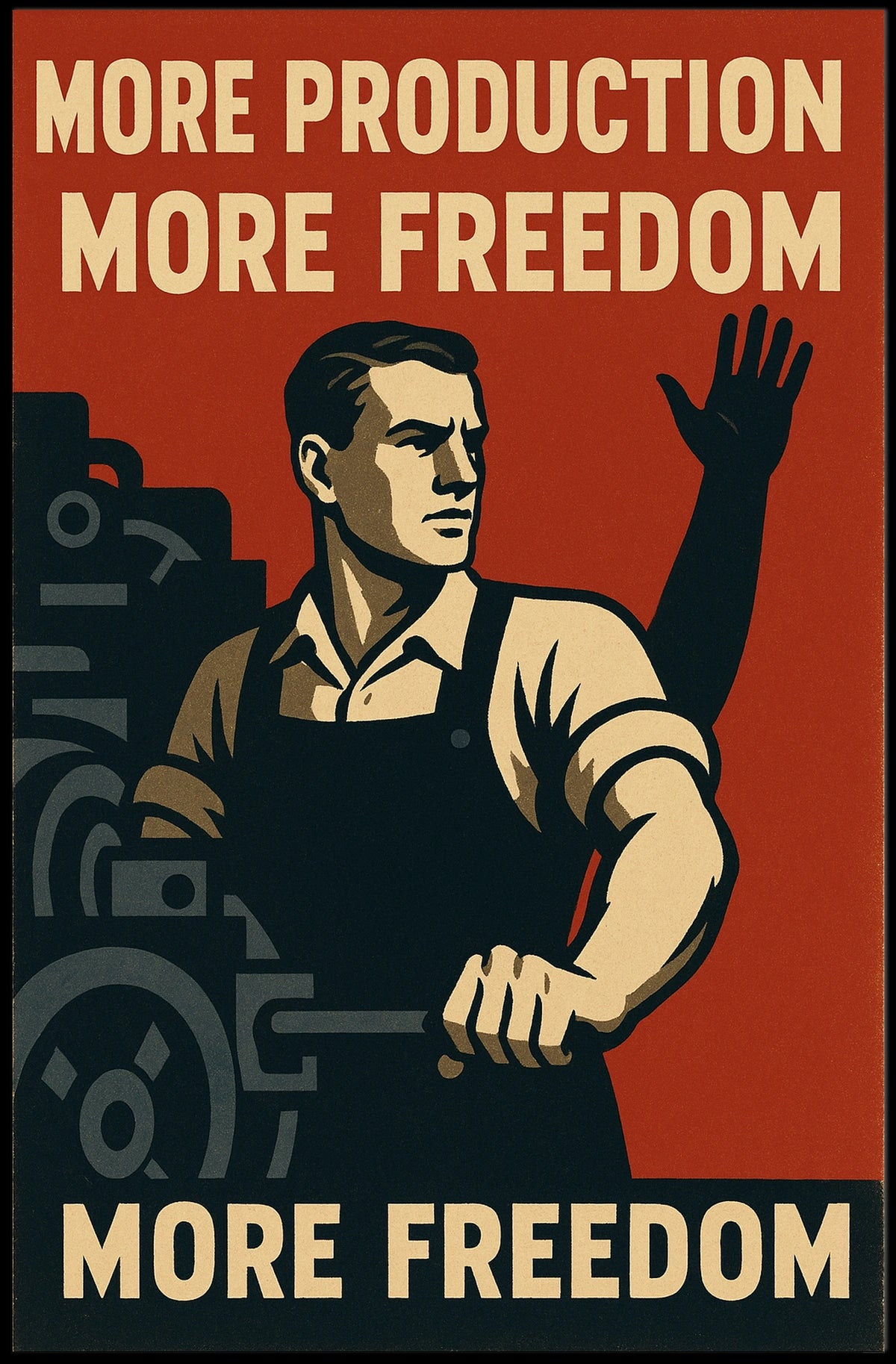 More Production, More Freedom Poster
