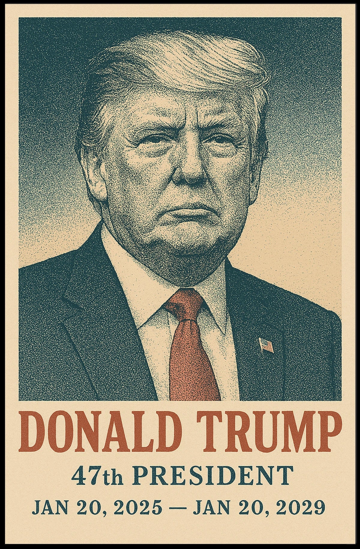 Donald Trump 47Th President Poster