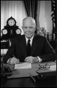 Presidential Portrait in the Oval Office – Dwight D. Eisenhower Poster