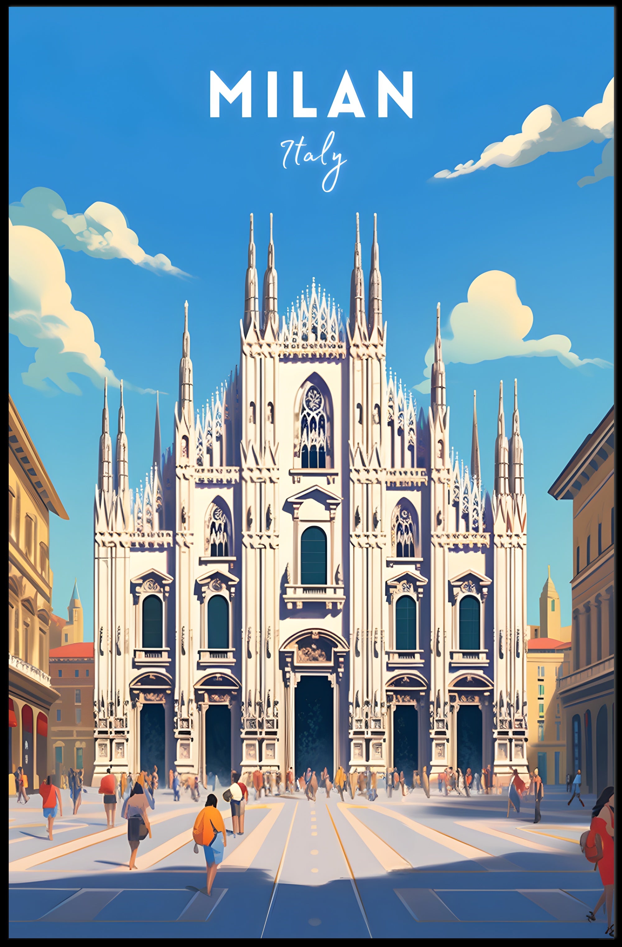 Milan Cathedral Poster
