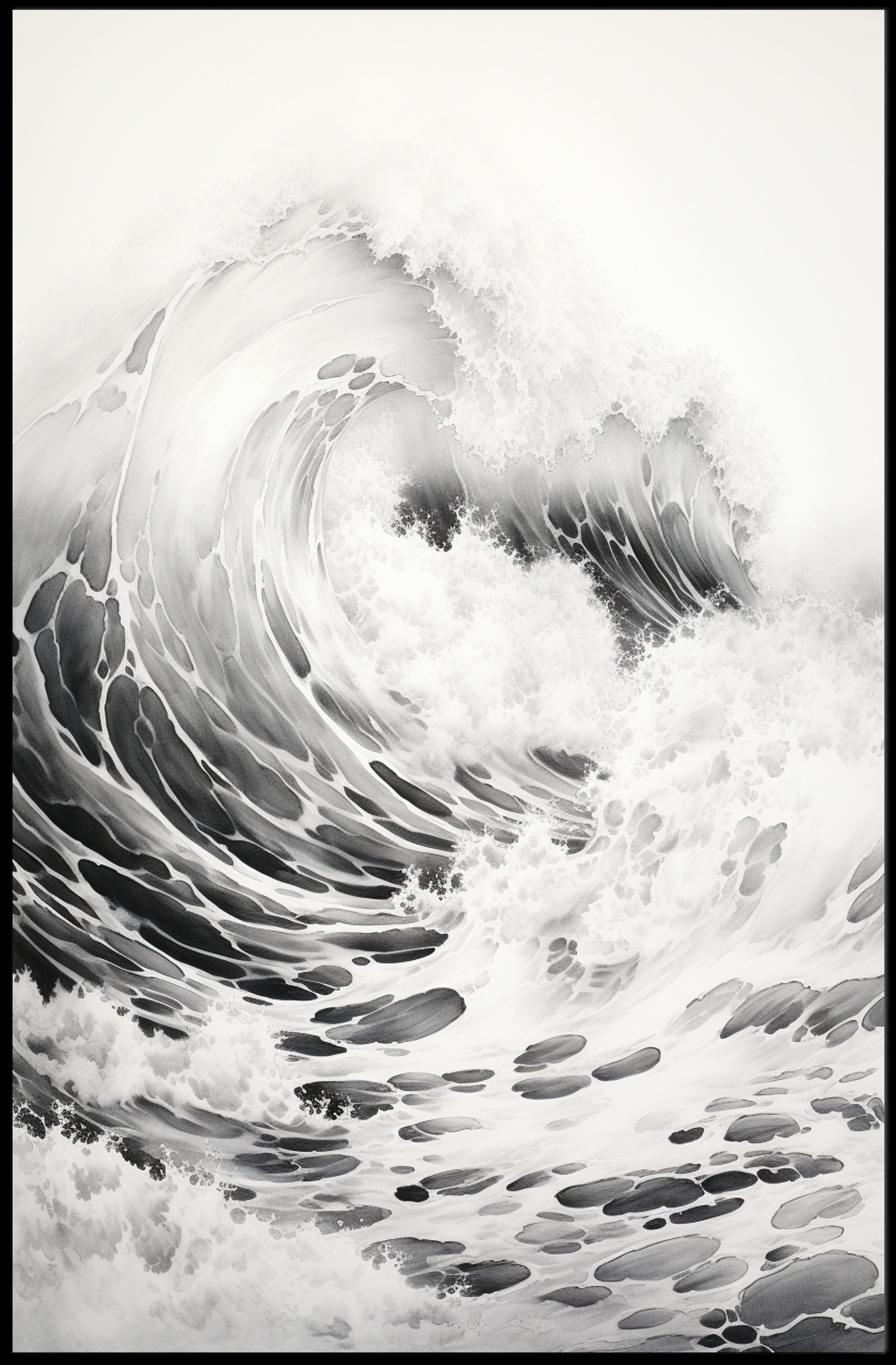 The Power Of The Ocean Poster