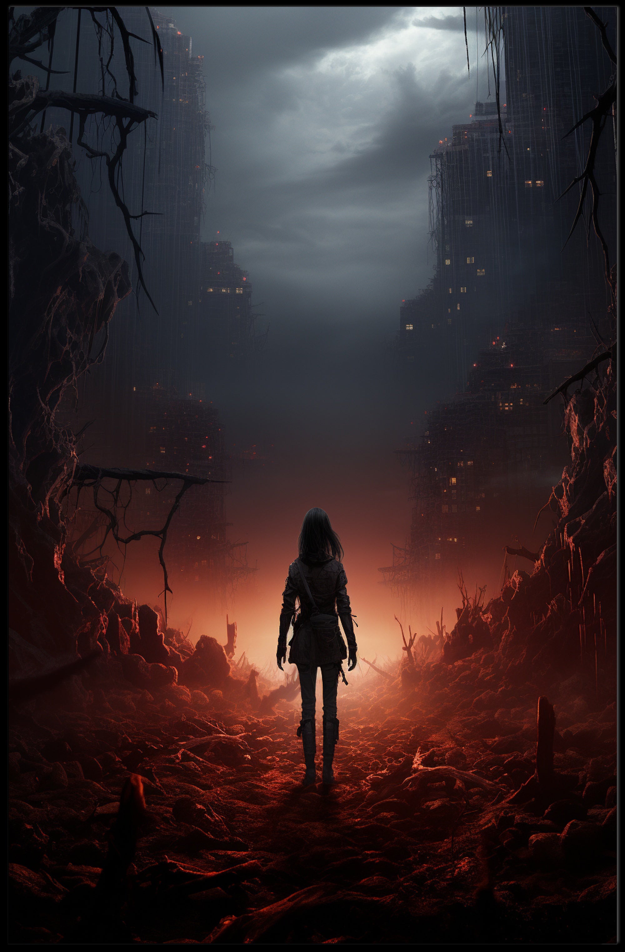 Journey Through The Ruins Poster