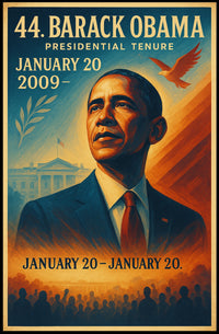 Barack Obama Artistic Tenure Historical or Presidential Poster