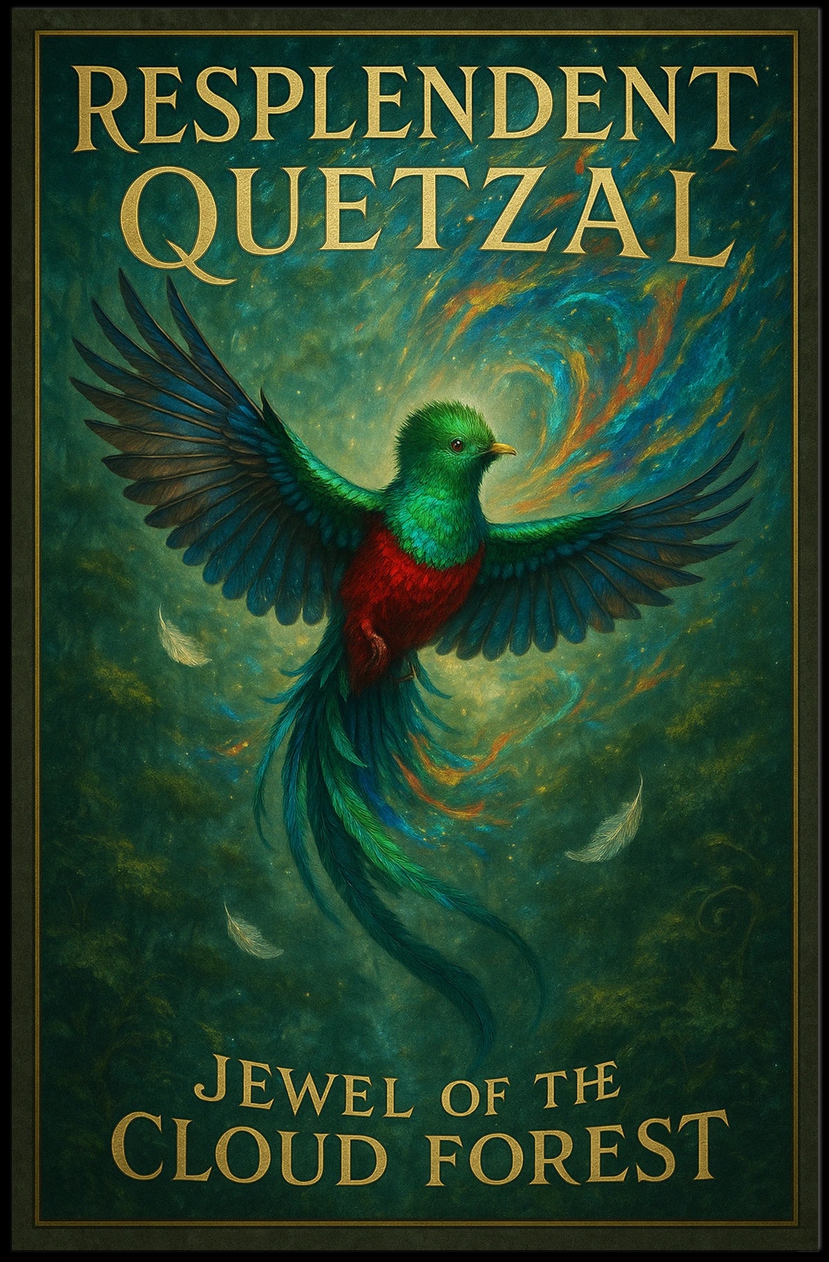 Resplendent Quetzal Jewel of the Cloud Forest Poster