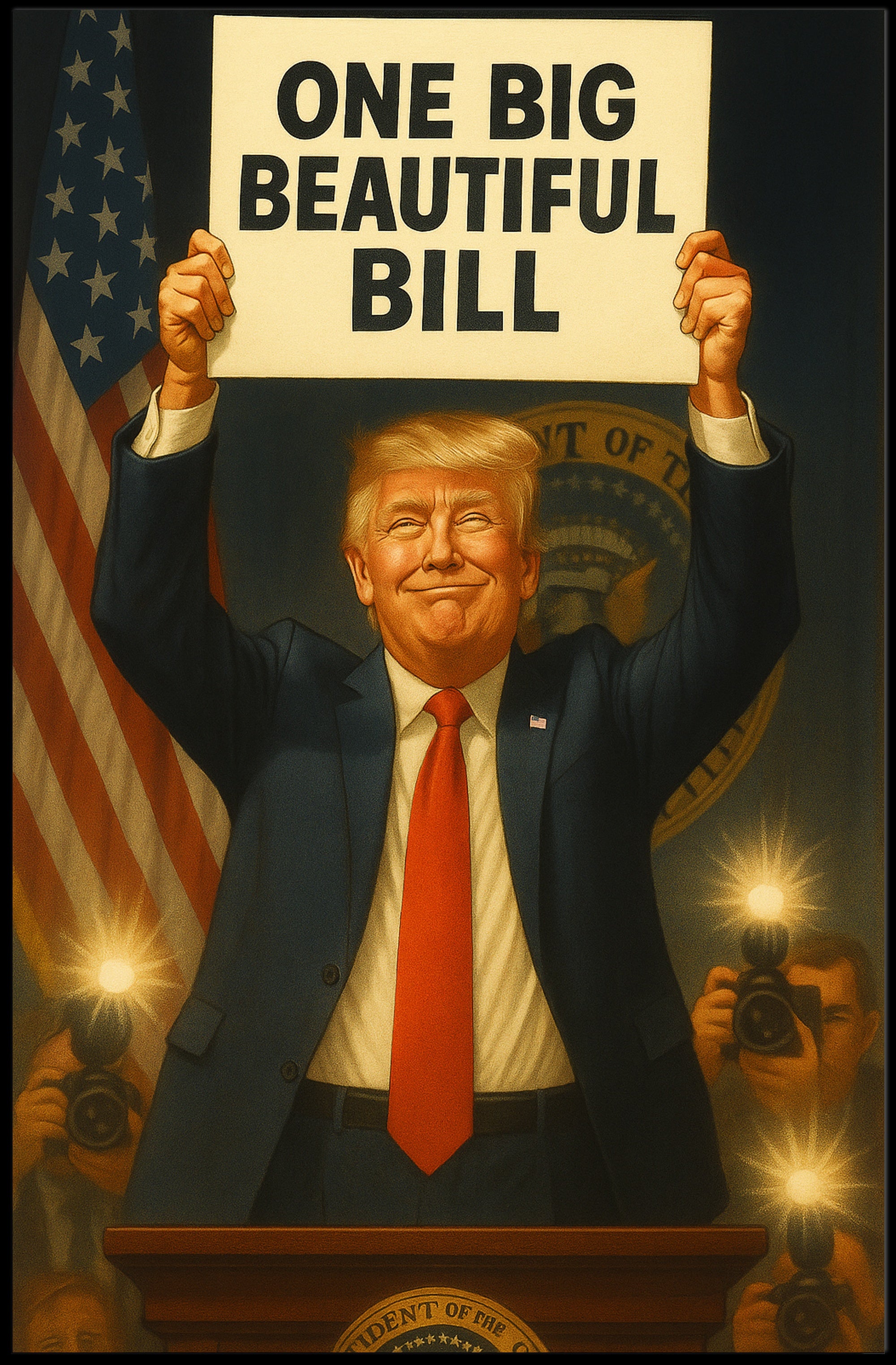 One Big Beautiful Bill Poster PosterGoat