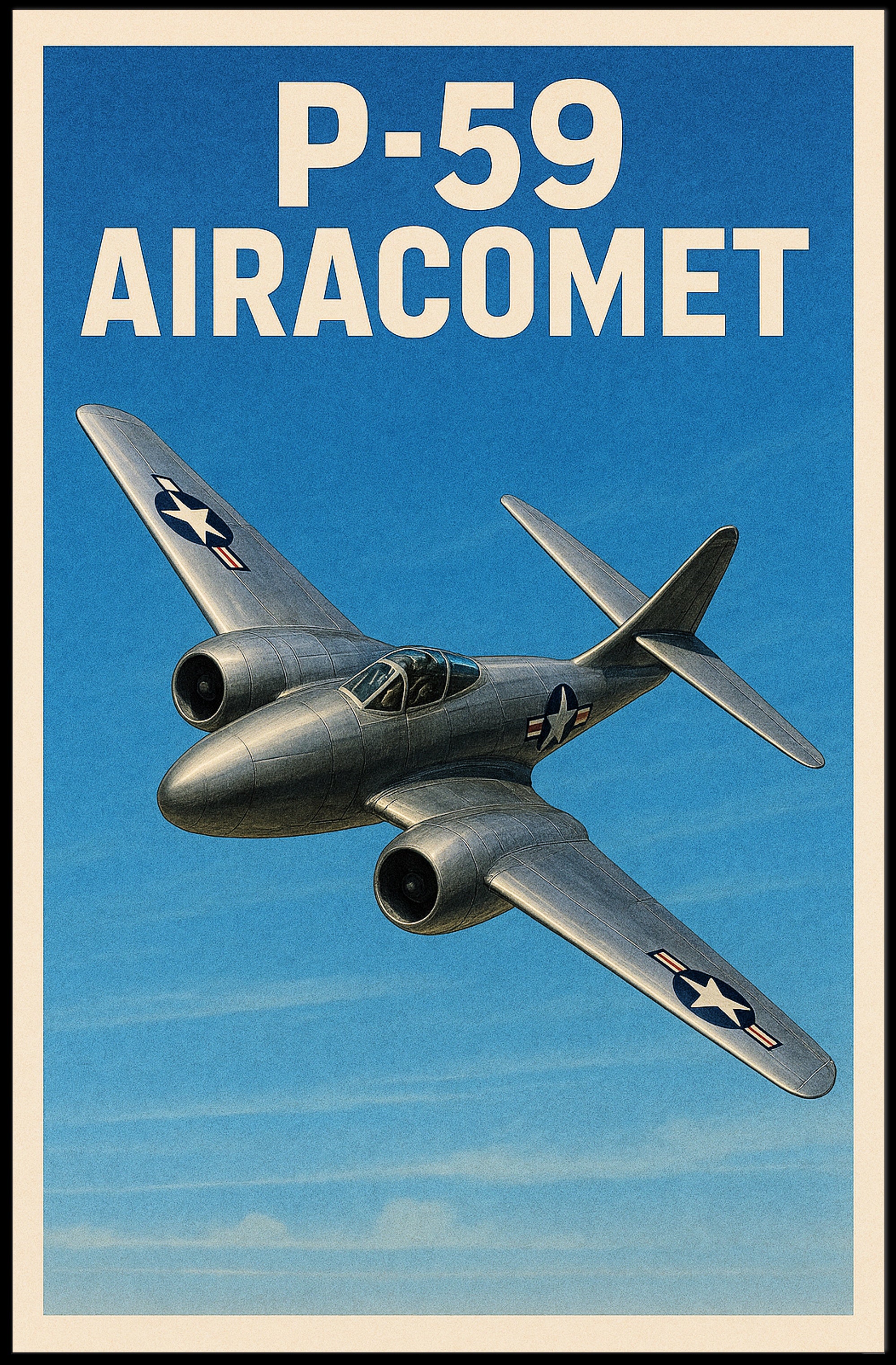 P-59 Airacomet Poster PosterGoat