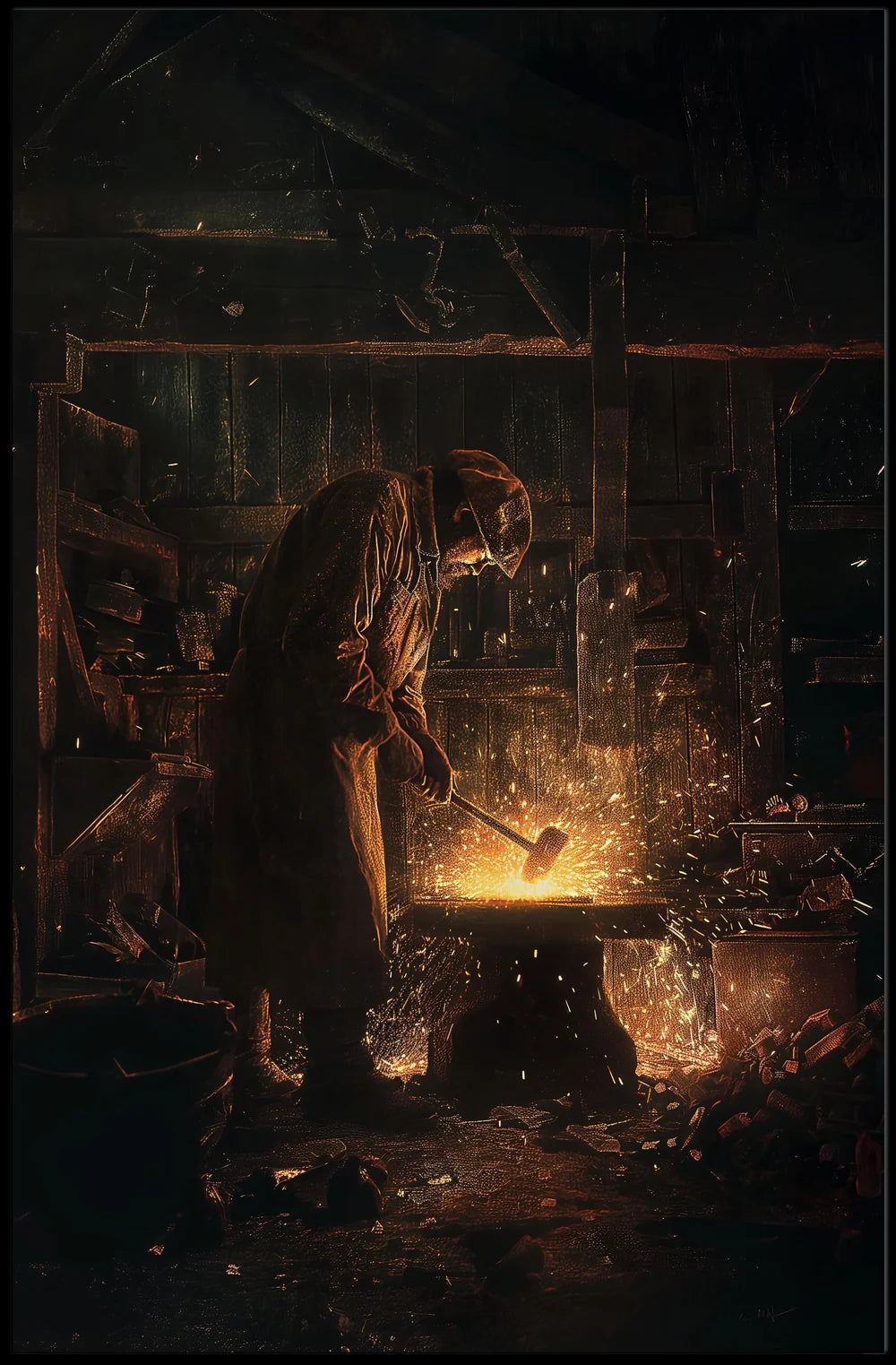 Vintage Beer Celebration Art Poster