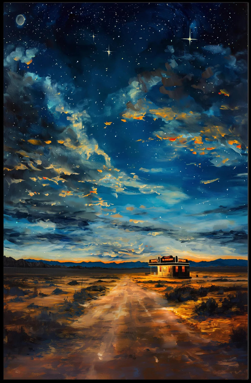 Abstract Interpretation Art Poster