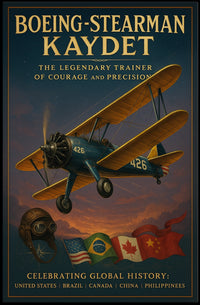 Boeing-Stearman Kaydet The Legendary Trainer Poster