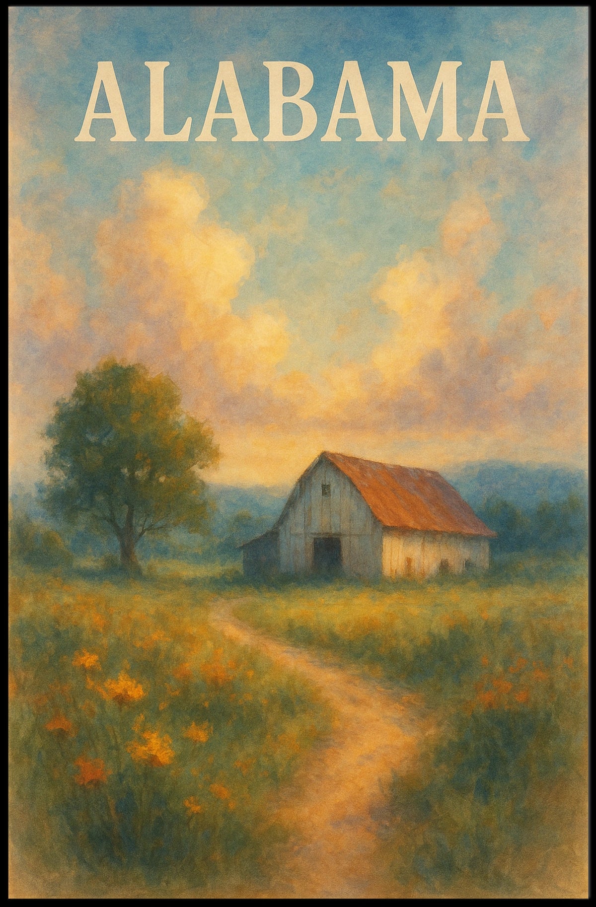 Alabama Landscape Poster