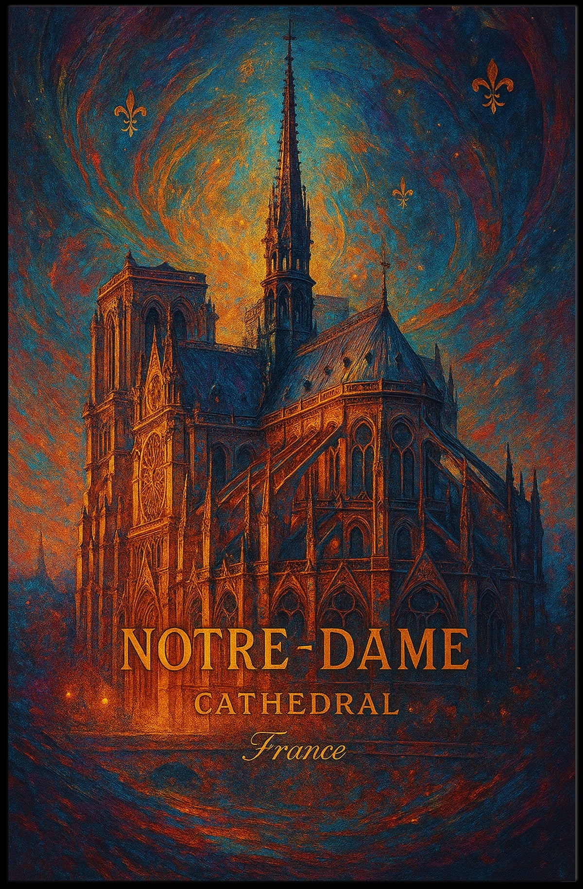Notre-Dame Cathedral Poster