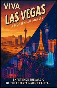 Viva Las Vegas A Modern Day Marvel Poster