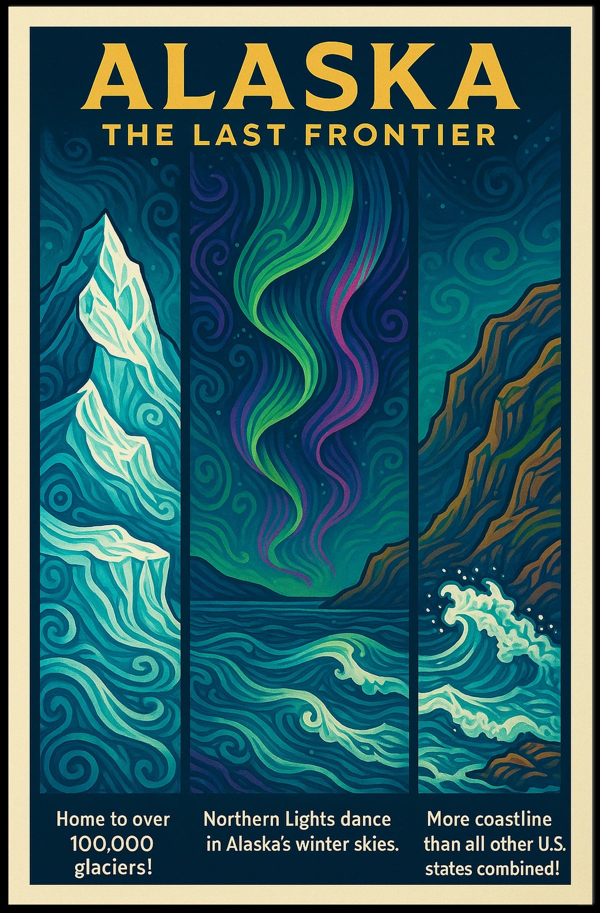 Alaska The Last Frontier Poster