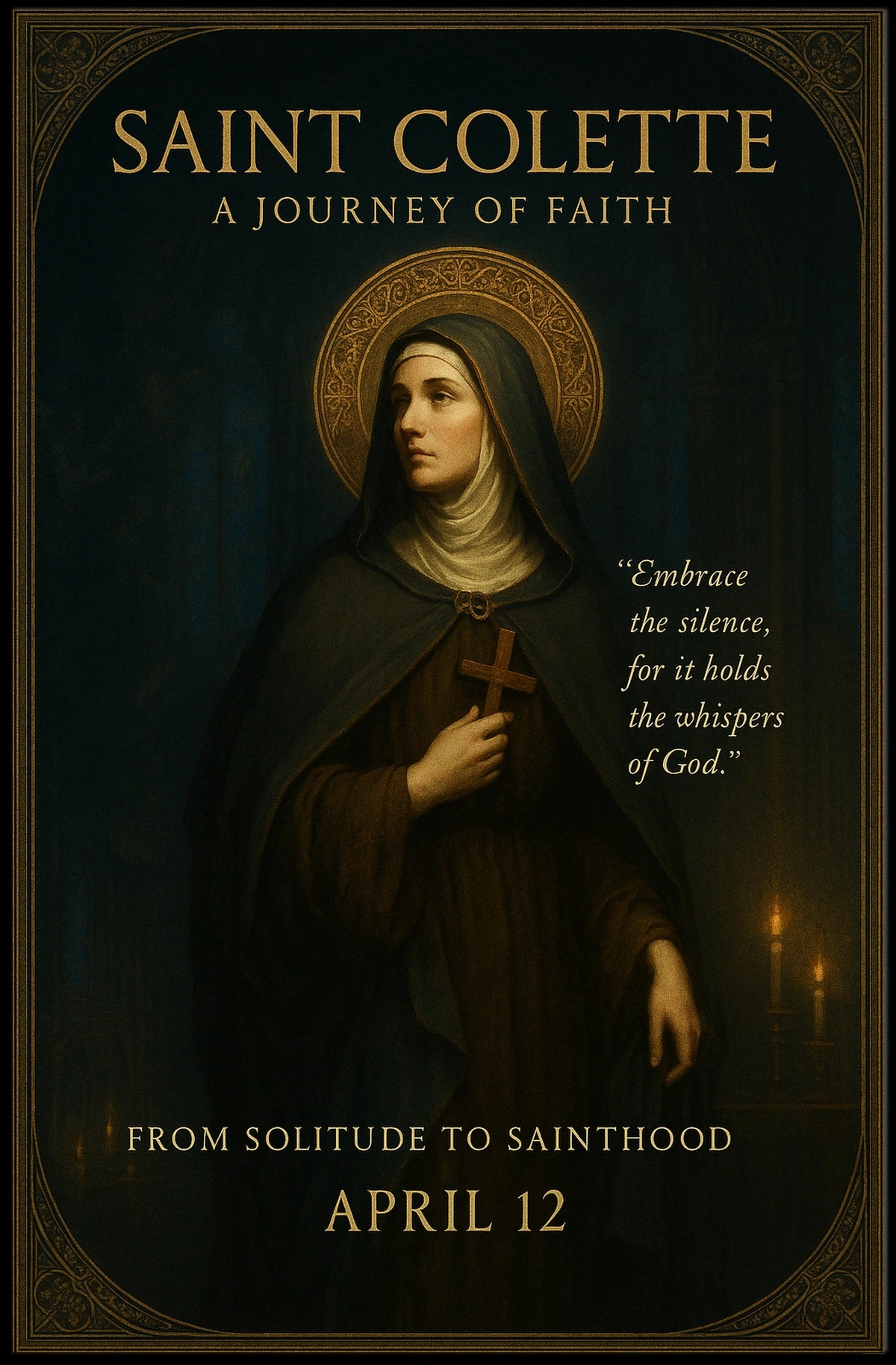 Saint Colette A Journey of Faith Poster