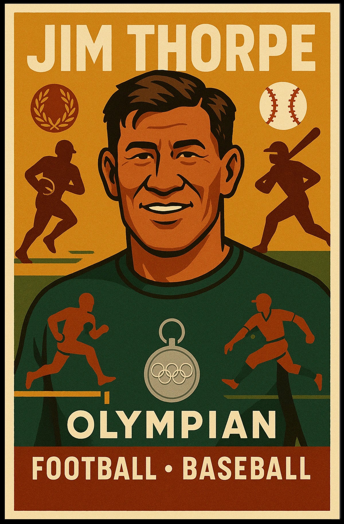 Celebrating Jim Thorpe Poster
