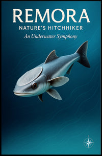 Remora Nature’s Hitchhiker Poster PosterGoat