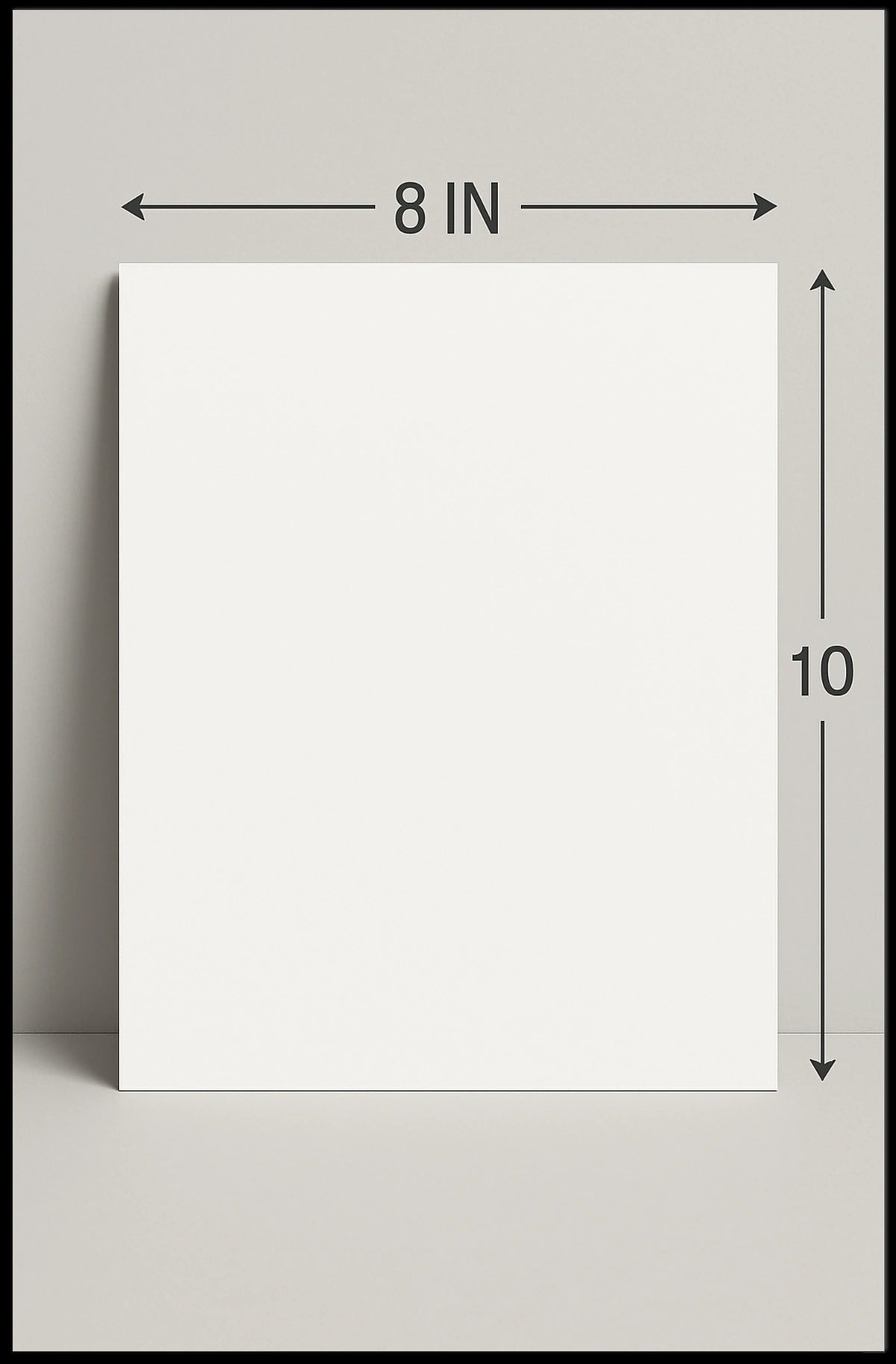 Blank Canvas Poster