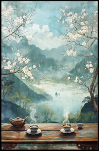 Vintage Silhouette Art Deco Style Poster