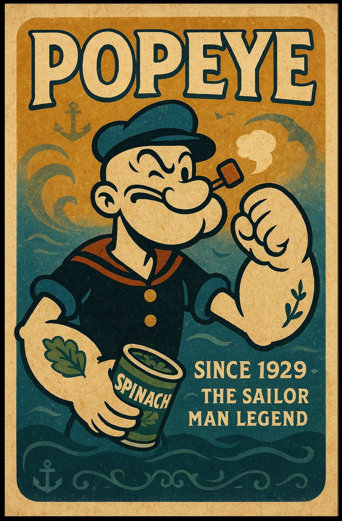 Popeye 1929 Art Poster POP-107