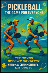 Pickleball National Championships 2024 Poster