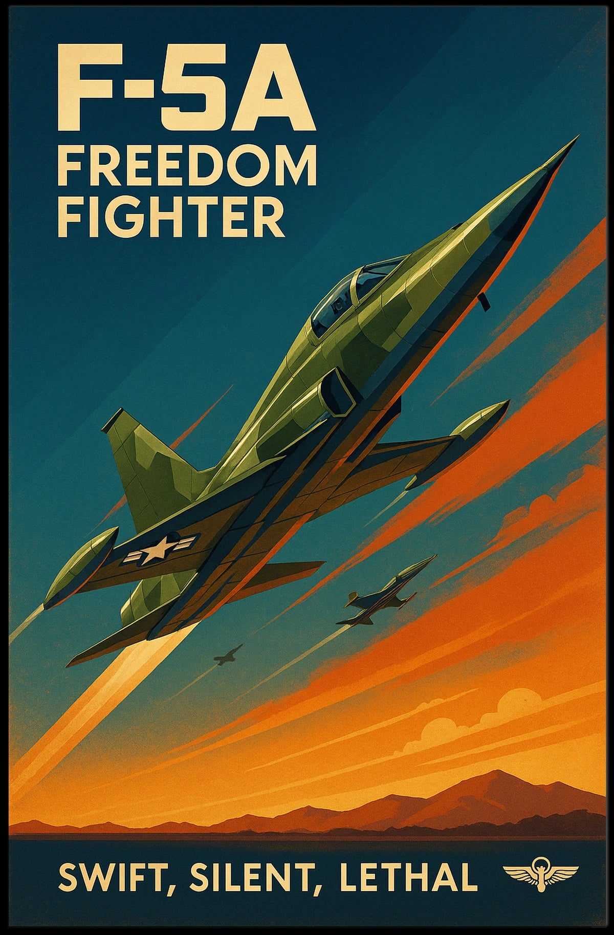 F-5A Freedom Fighter Poster